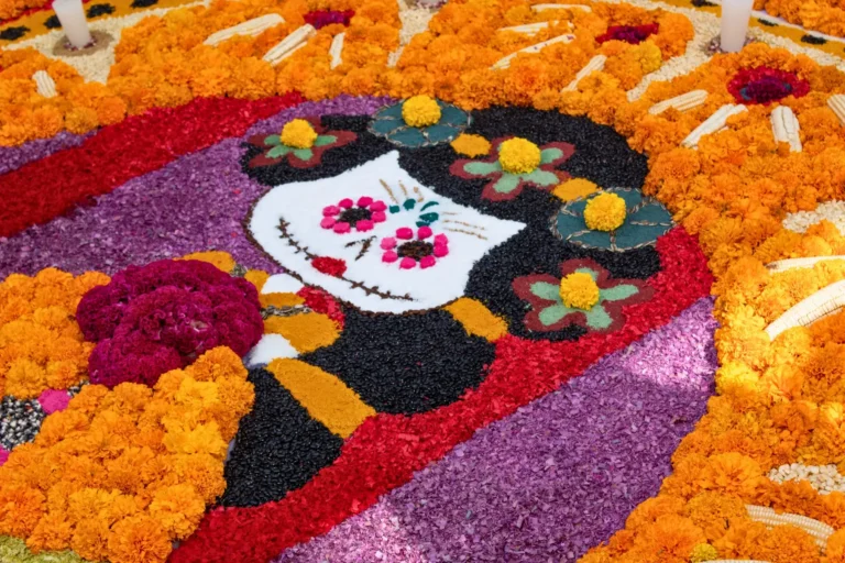 Cempasúchil, flor tradicional del Día de Muertos